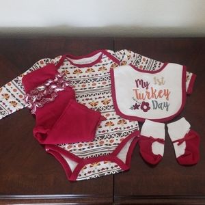 Baby First Thanksgiving outfit🦃